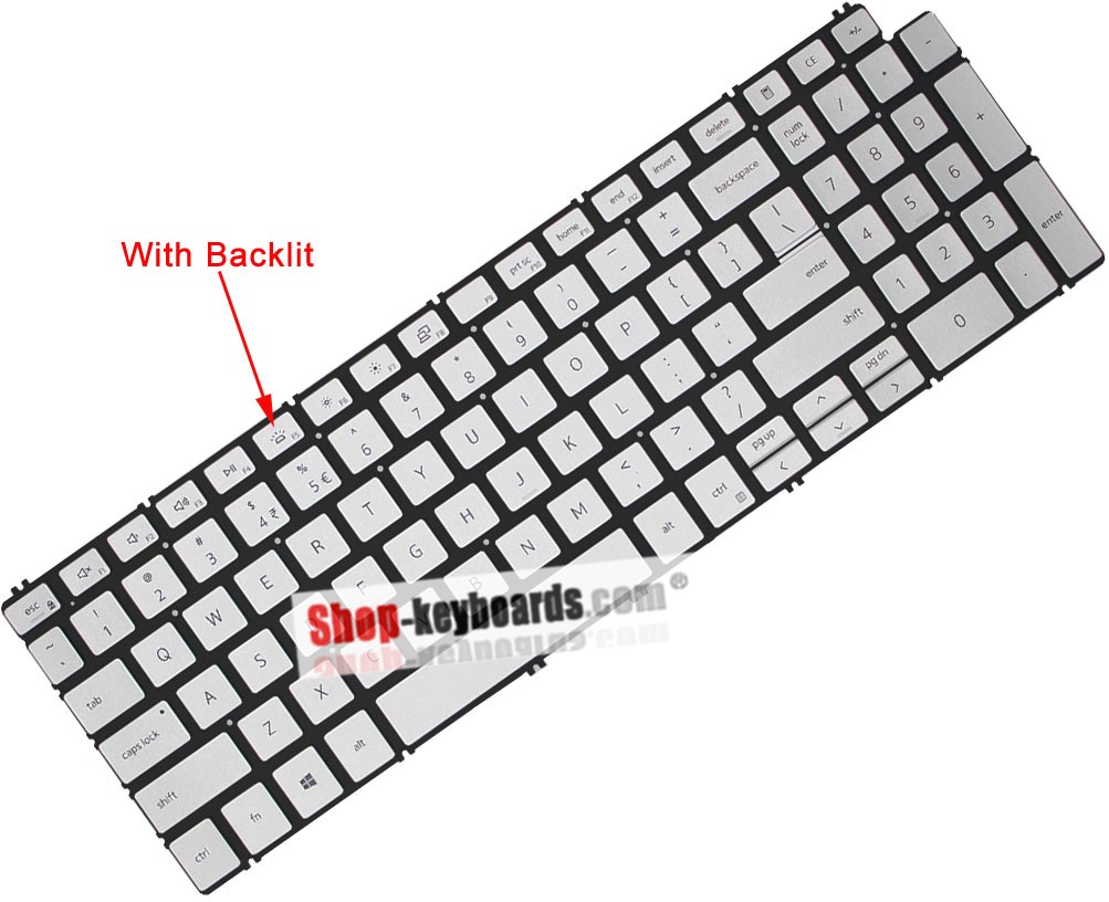 Dell INSPIRON 7591 Keyboard replacement