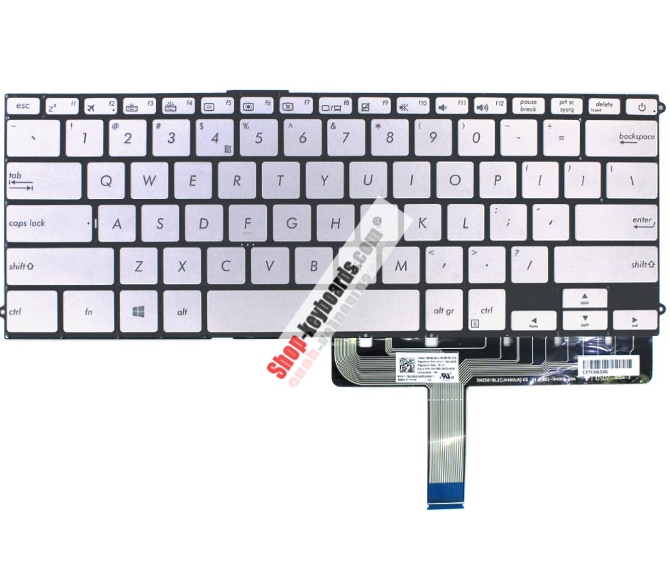 Asus UX490CA Keyboard replacement