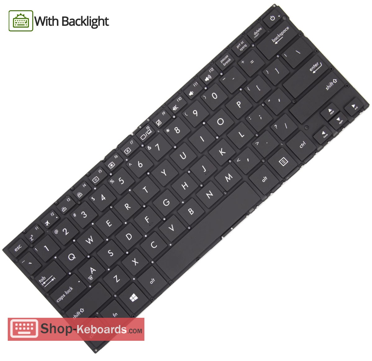 Asus 0KNB0-2627BE00 Keyboard replacement