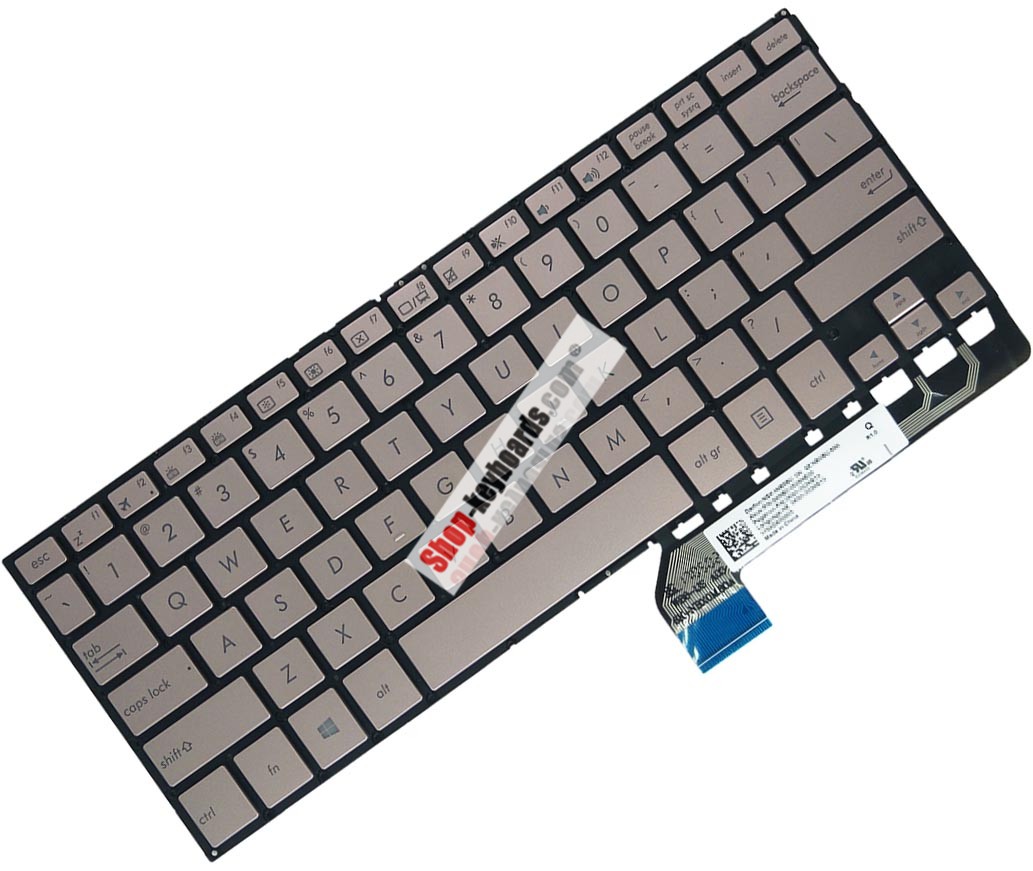 Asus 0KNB0-2626BE00 Keyboard replacement