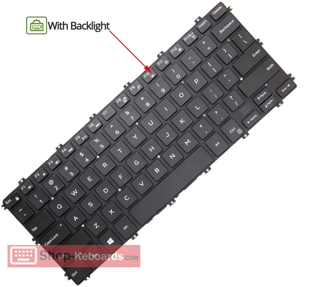 Dell DLM17L76B0J442 Keyboard replacement