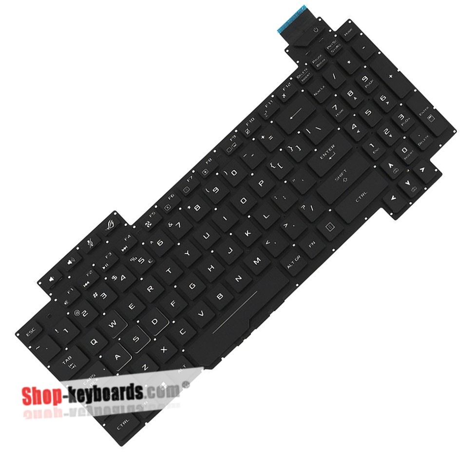 Asus ROG STRIX SCAR GL703GS  Keyboard replacement