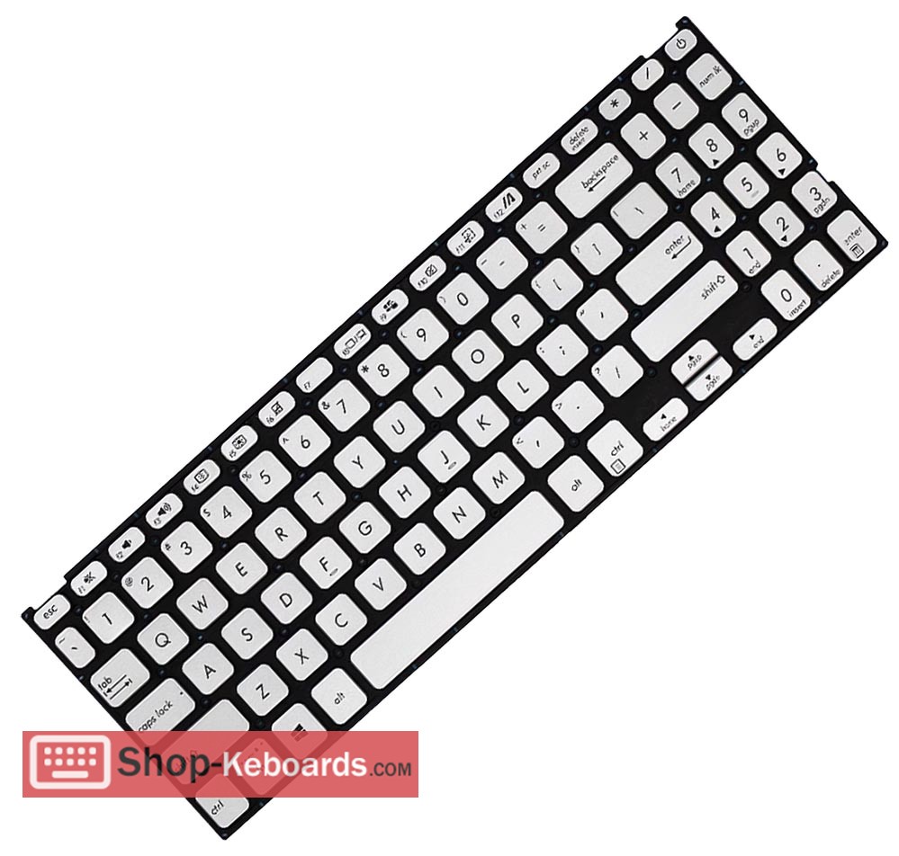Asus R509BA Keyboard replacement