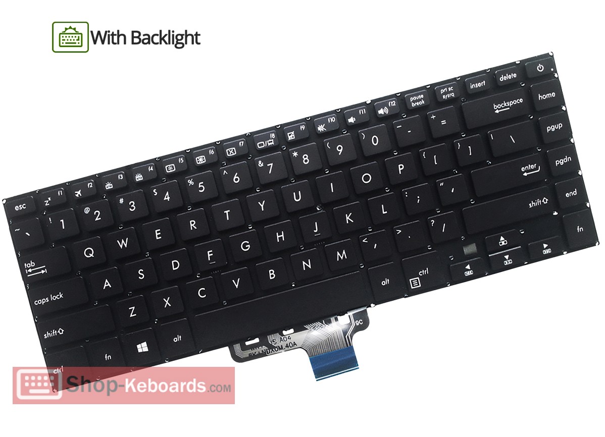 Asus K510UA Keyboard replacement