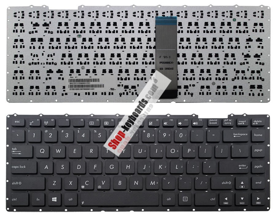 Asus MP-13K86B0-5285 Keyboard replacement