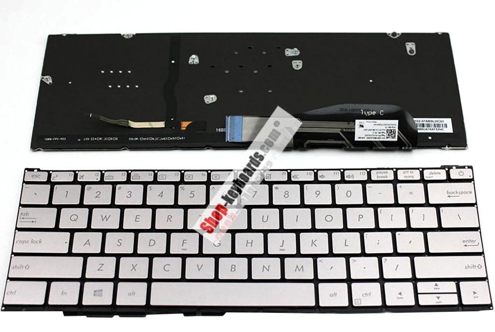 Asus ASM16B93USJ528 Keyboard replacement