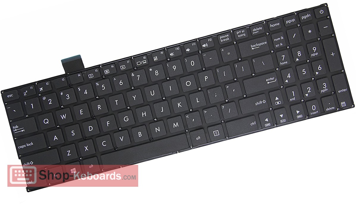 Asus MP-13K96F0-G50 Keyboard replacement