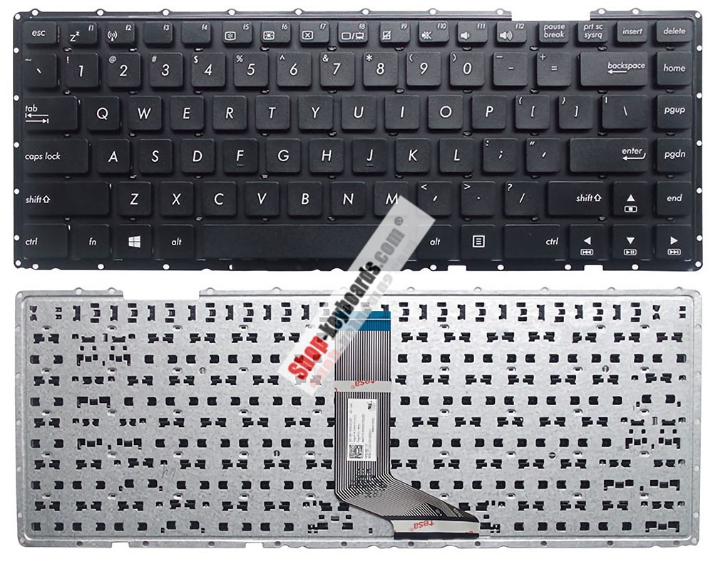 Asus MP-13K86D0-5287 Keyboard replacement