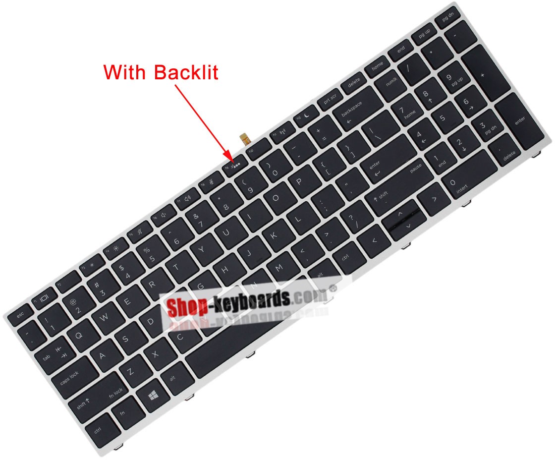 HP L00740-211  Keyboard replacement