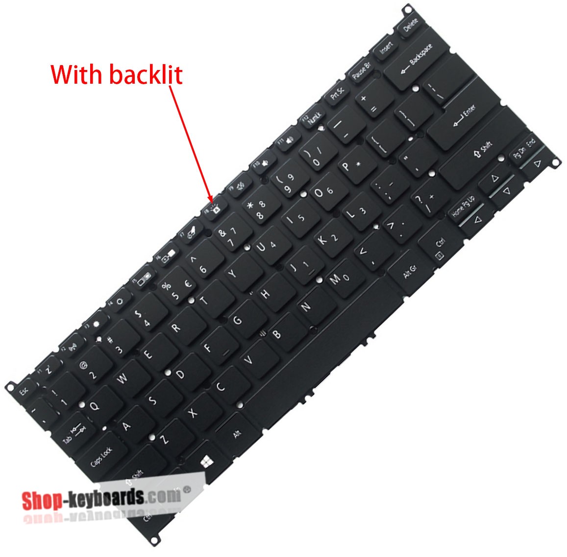 Acer SPIN SP513-51-74AT Keyboard replacement