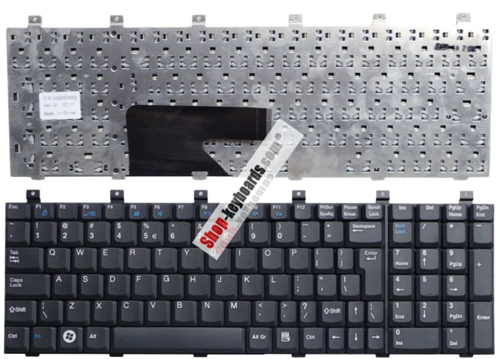 Packard Bell V022605AK2 Keyboard replacement