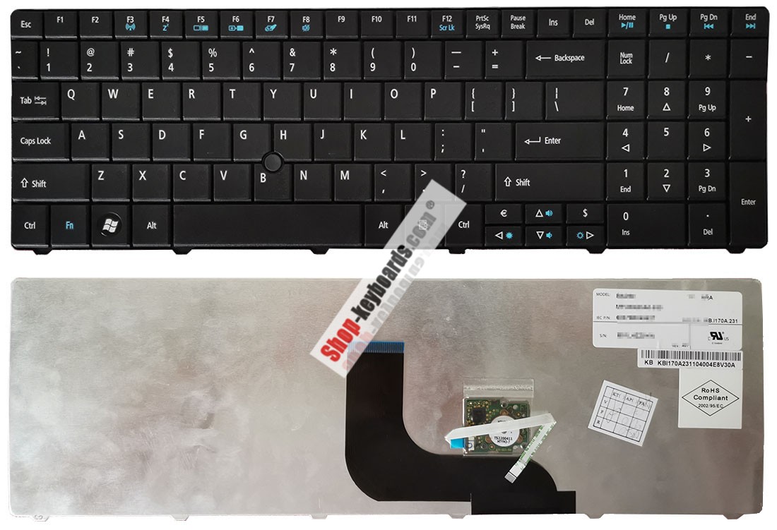 Acer MP-09Q26E0-930 Keyboard replacement