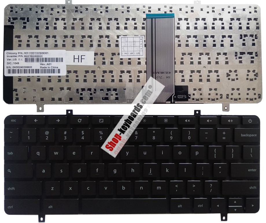 CHICONY MP-10B16GB69301 Keyboard replacement