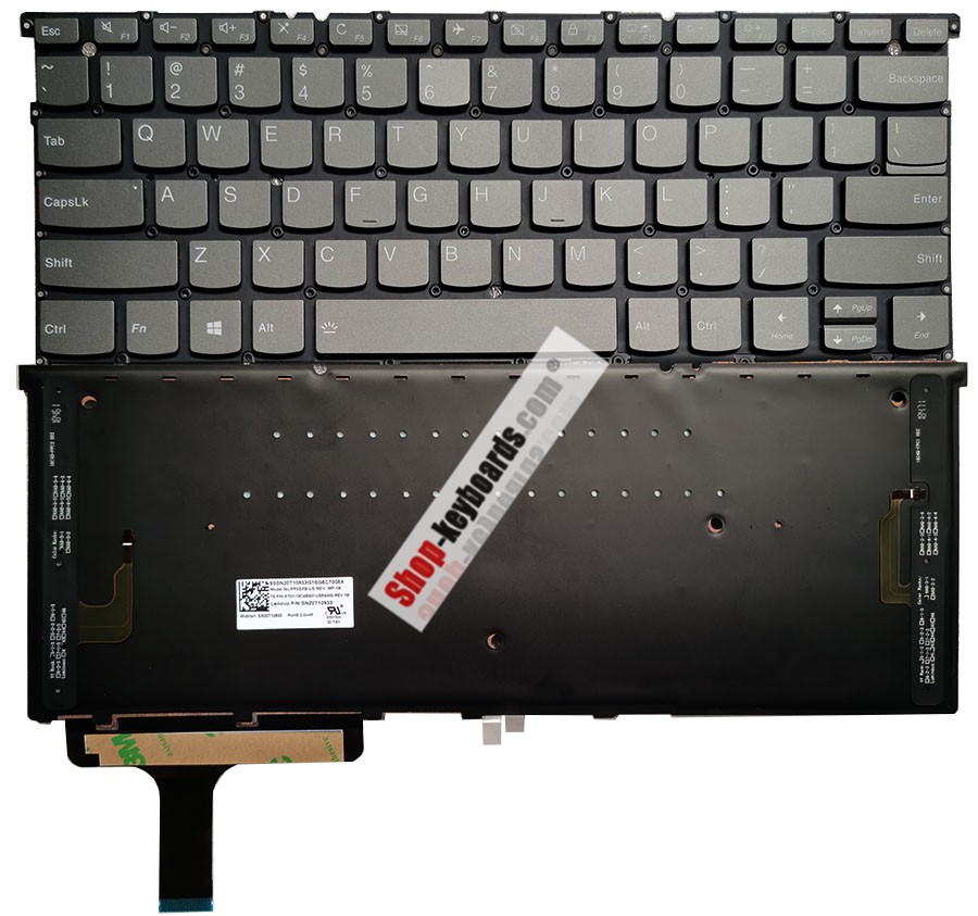 Lenovo Yoga S940-14IWL Type 81Q7 Keyboard replacement