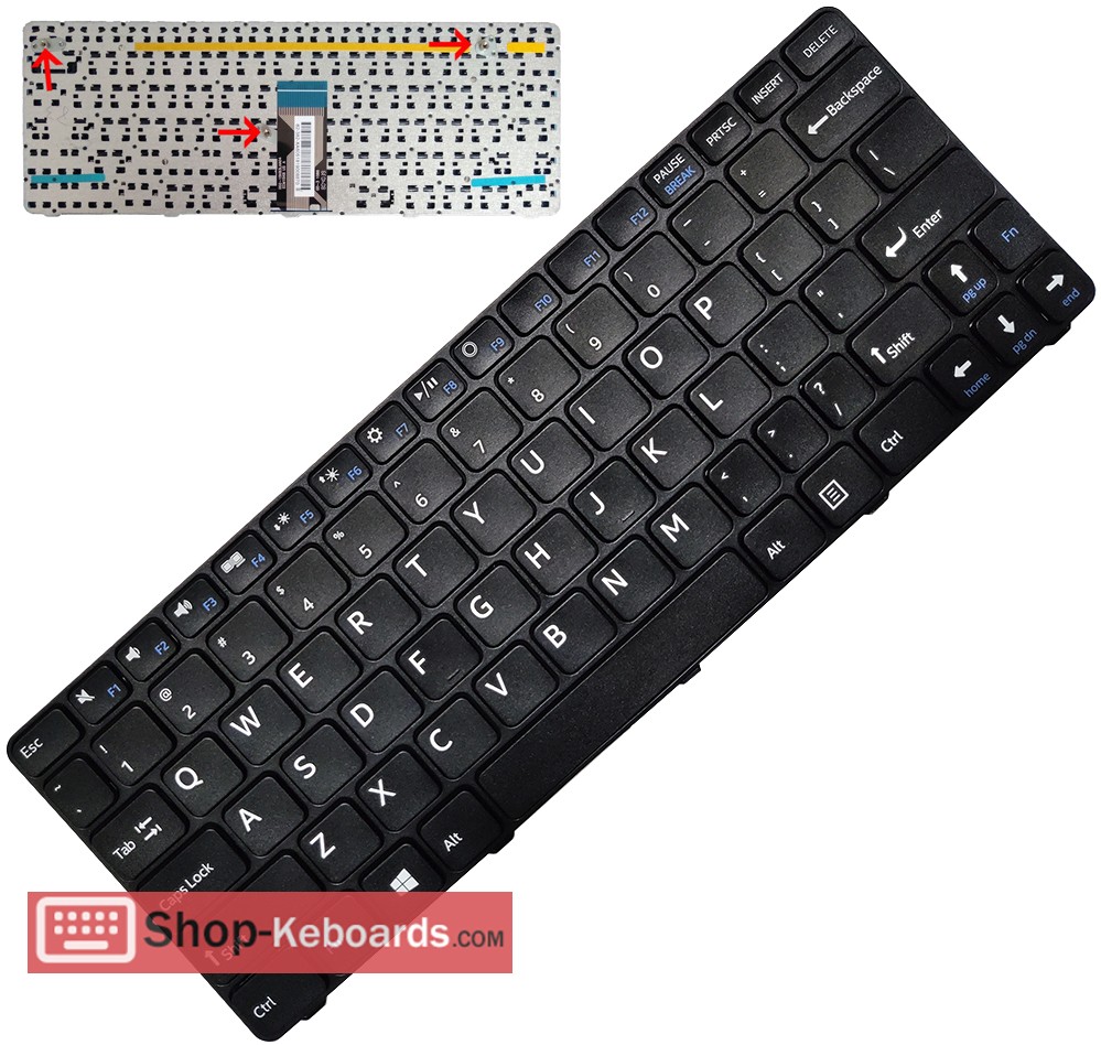 CNY ECM15K80J0-3605 Keyboard replacement