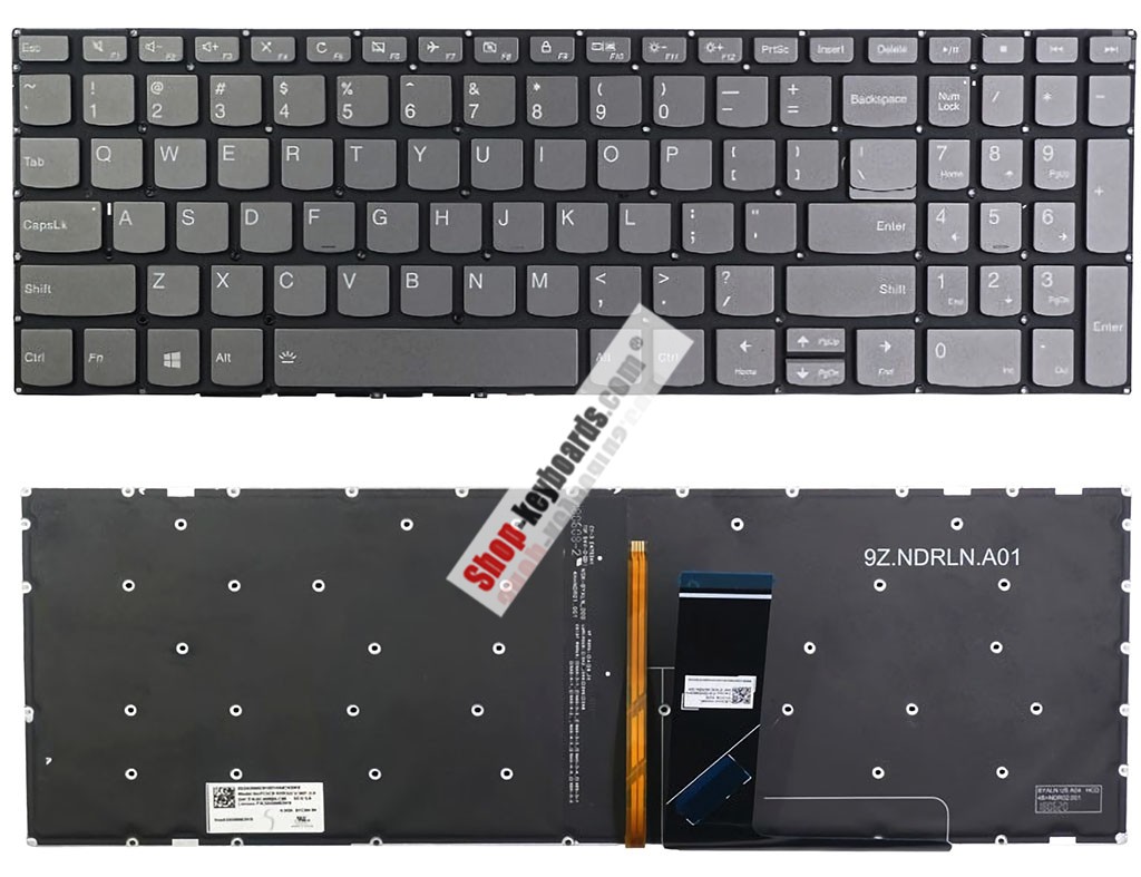 Lenovo 5CB0Q60139 Keyboard replacement