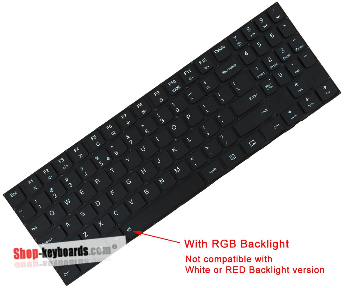 Lenovo 5S50P96593  Keyboard replacement