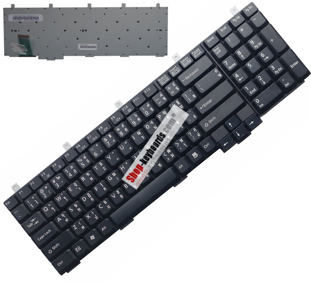 Fujitsu V2002443 Keyboard replacement
