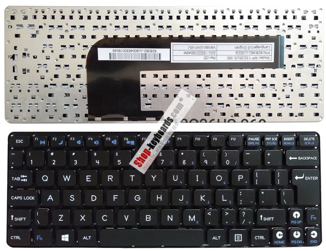 CNY MP-13Q33U4-360 Keyboard replacement