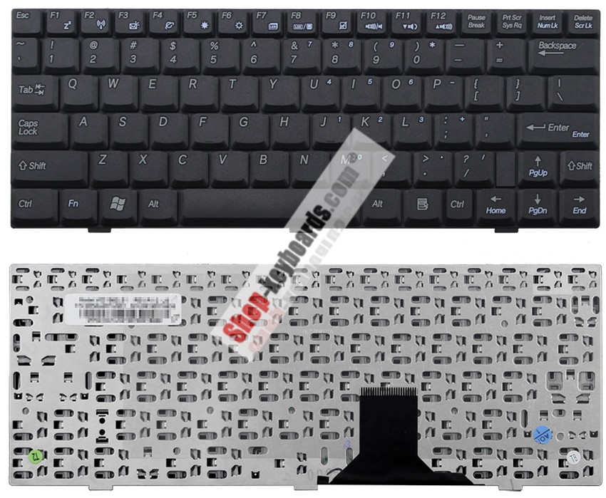 Asus EEE PC 1000HV Keyboard replacement