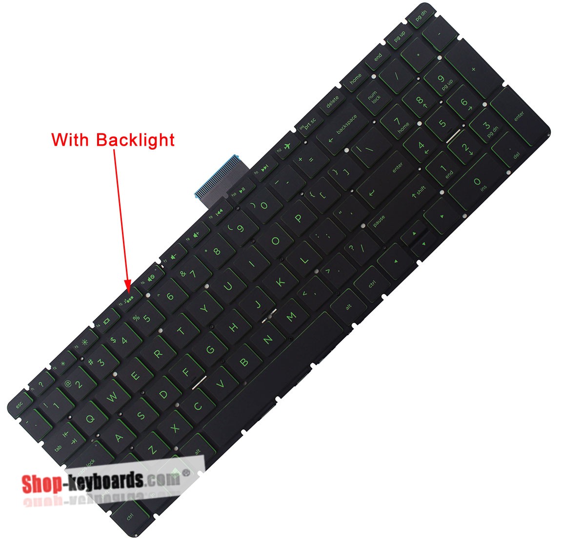 HP PAVILION POWER 15-CB004NP  Keyboard replacement