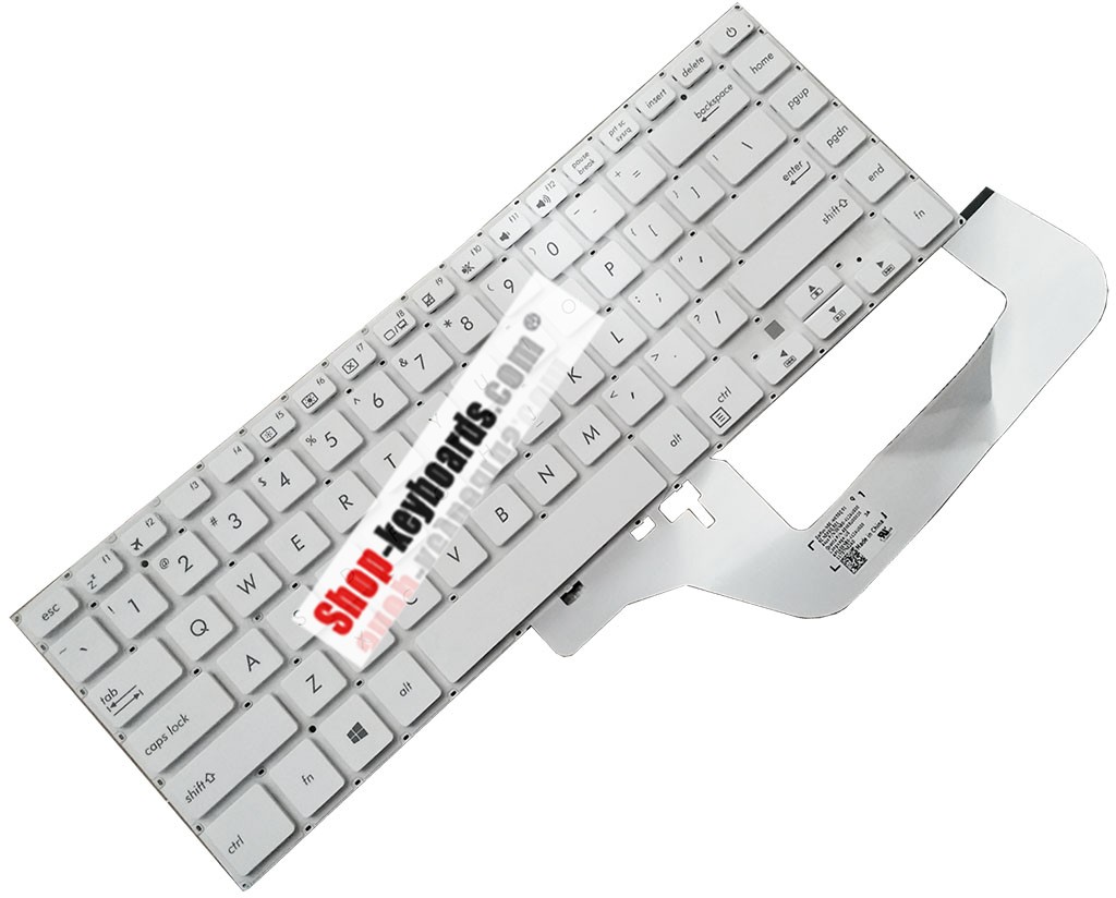 Asus X505ZA Keyboard replacement
