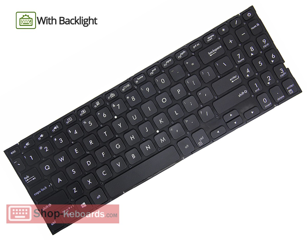 Asus 0KNB0-5610US00 Keyboard replacement
