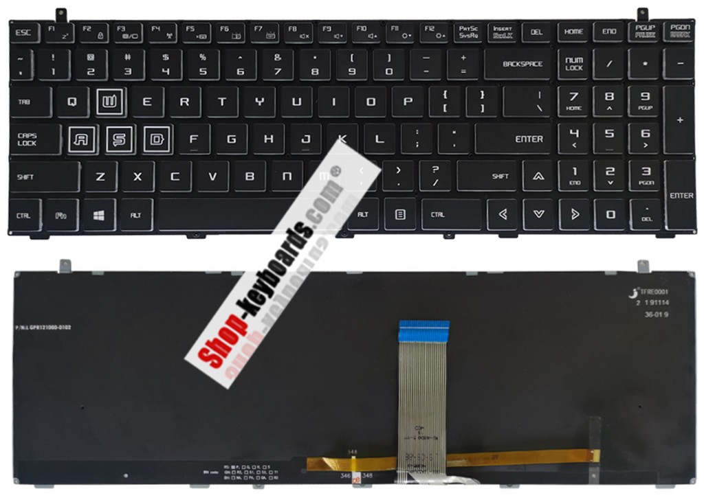 CNY TFM14G53USJ8528 Keyboard replacement