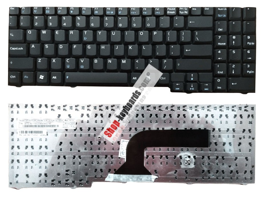 Asus MP-03750J0-5287 Keyboard replacement