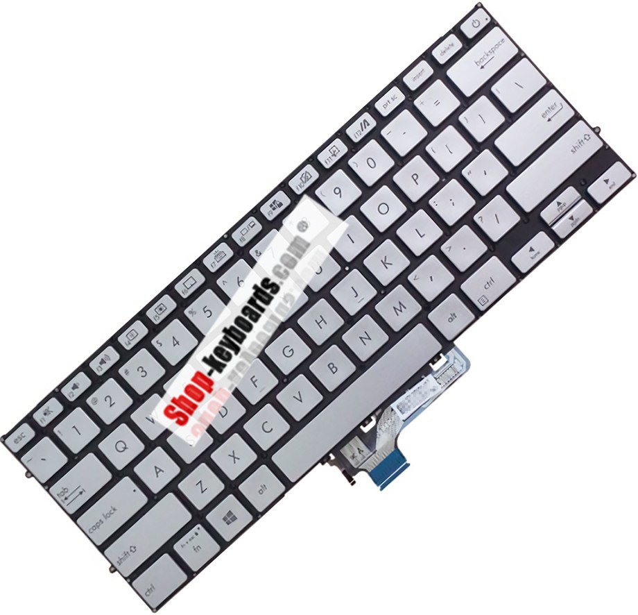 Asus 9Z.NFKBN.KO1 Keyboard replacement