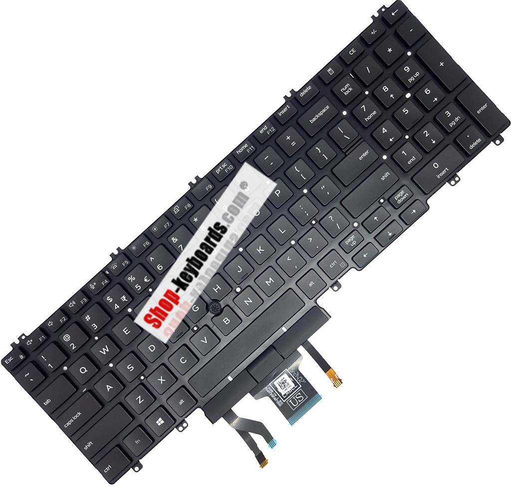 Dell Latitude 5500 Keyboard replacement