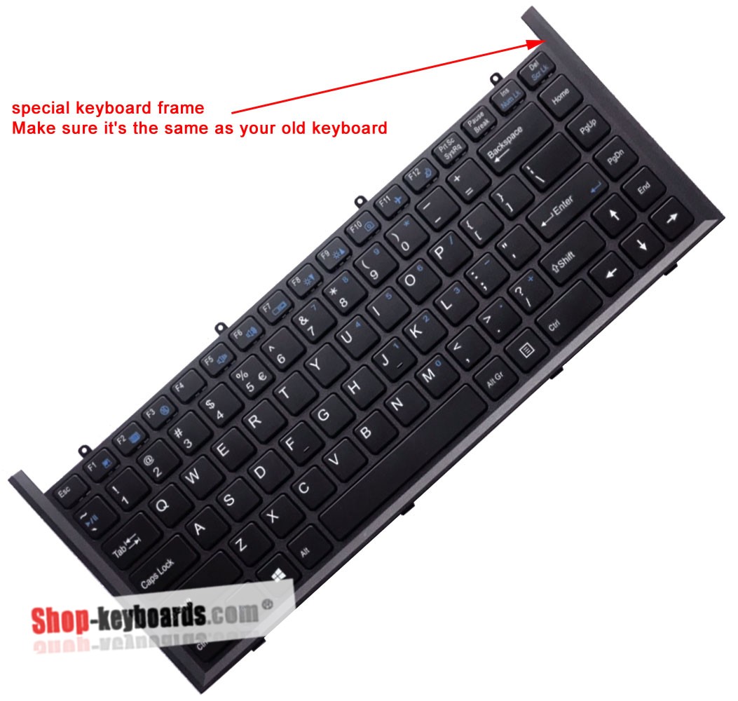 Clevo W840SU-T Keyboard replacement