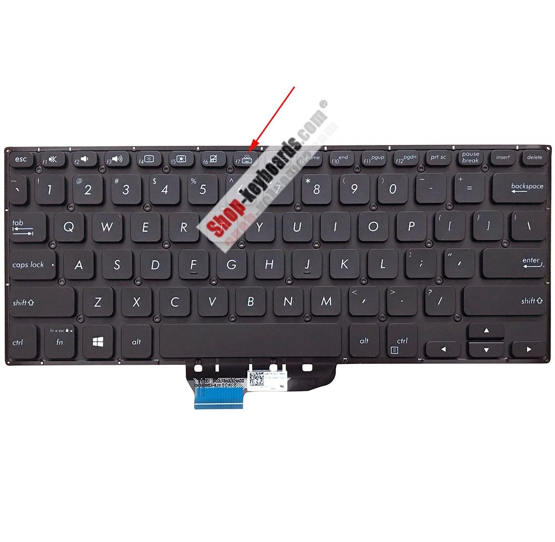Asus ASM18A26E0JH18 Keyboard replacement