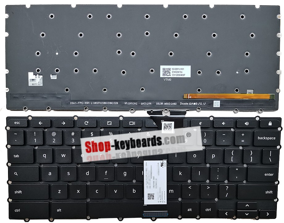 Acer CHROMEBOOK SPIN CP513-1H-S8ZE  Keyboard replacement