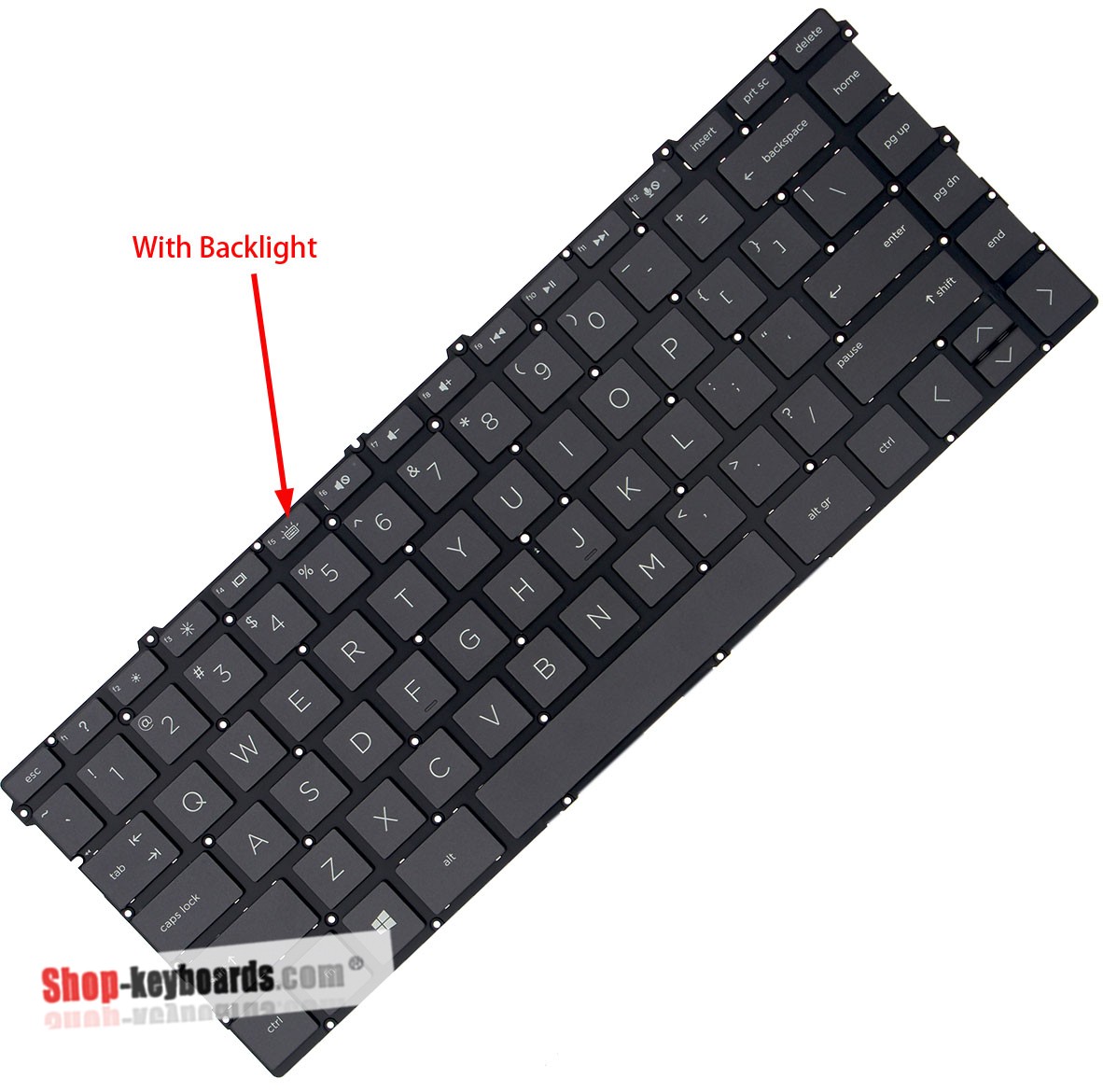 HP L73750-D61 Keyboard replacement