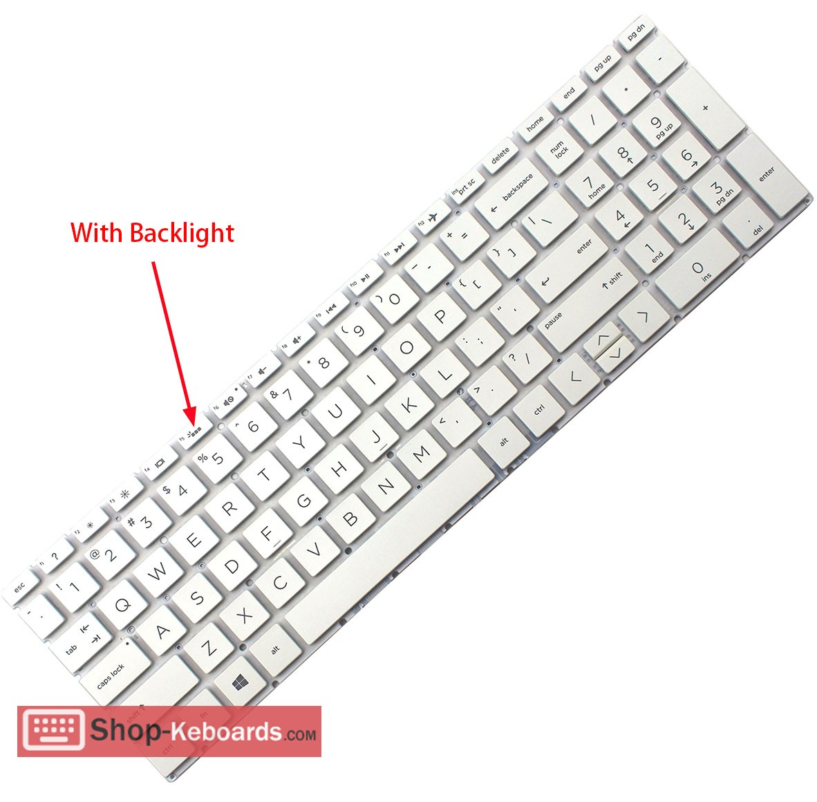 HP NSK-XR3BW Keyboard replacement