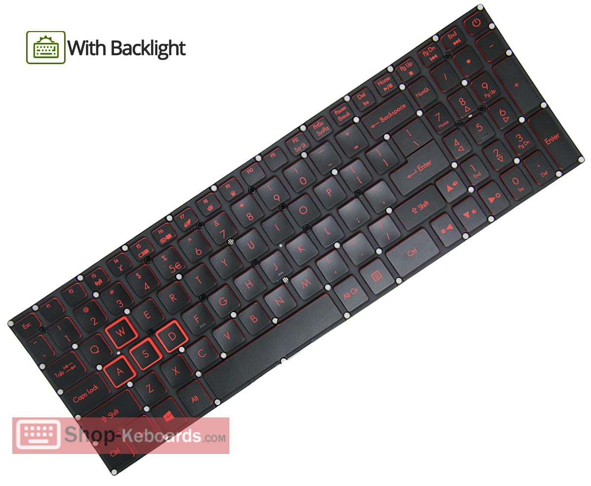 Acer NITRO AN515-52-70U1  Keyboard replacement