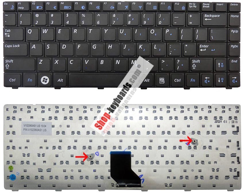 Samsung NP-R522 Keyboard replacement
