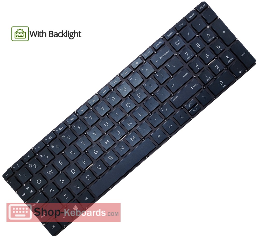 HP SPECTRE X360 15-DF0322NG Keyboard replacement