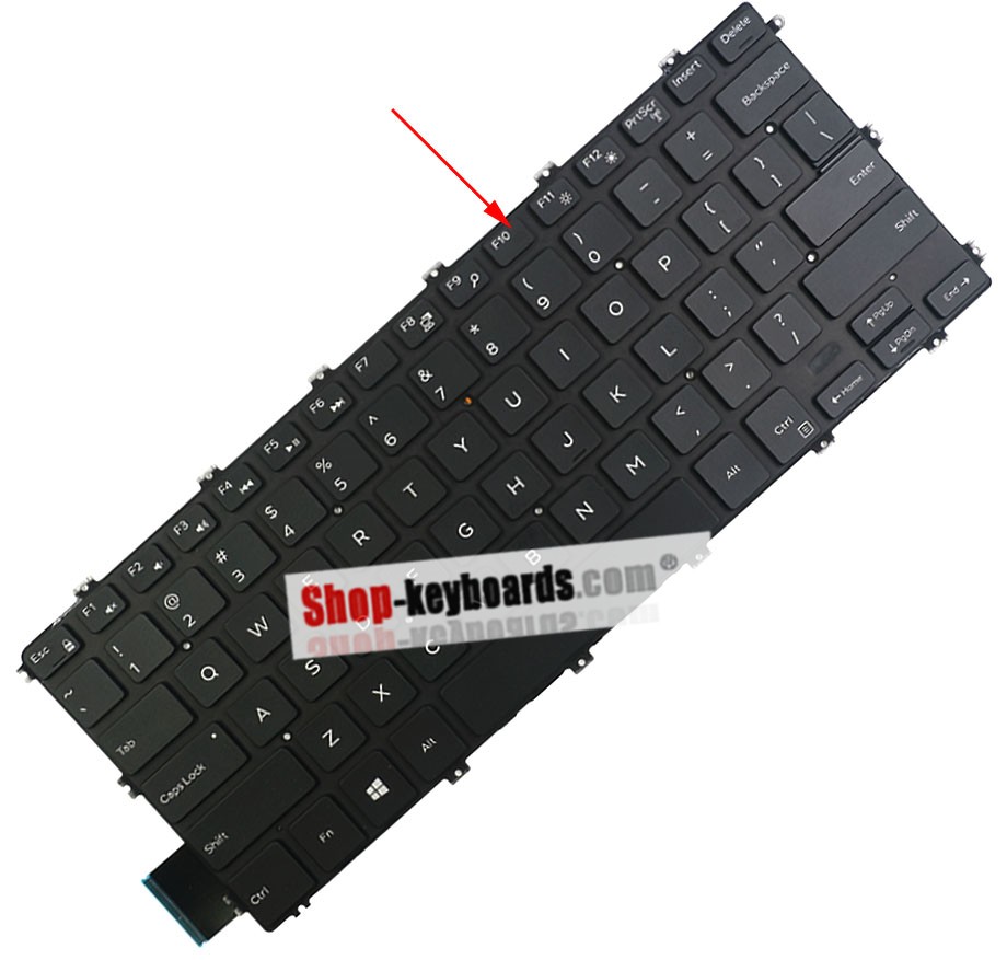 Dell P76F001  Keyboard replacement