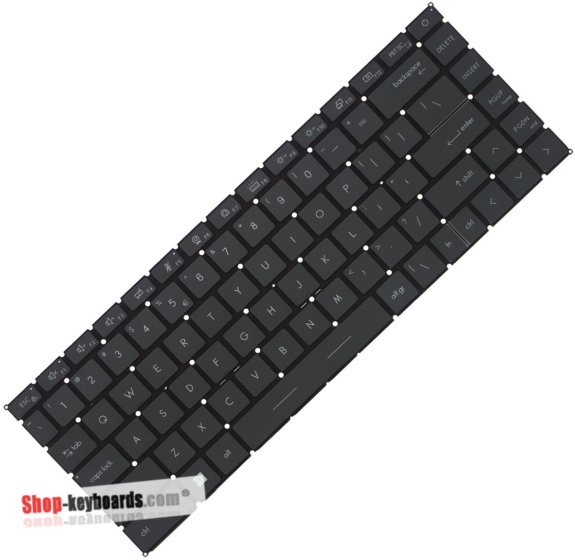 MSI CREATOR 15 A10SFS-014  Keyboard replacement