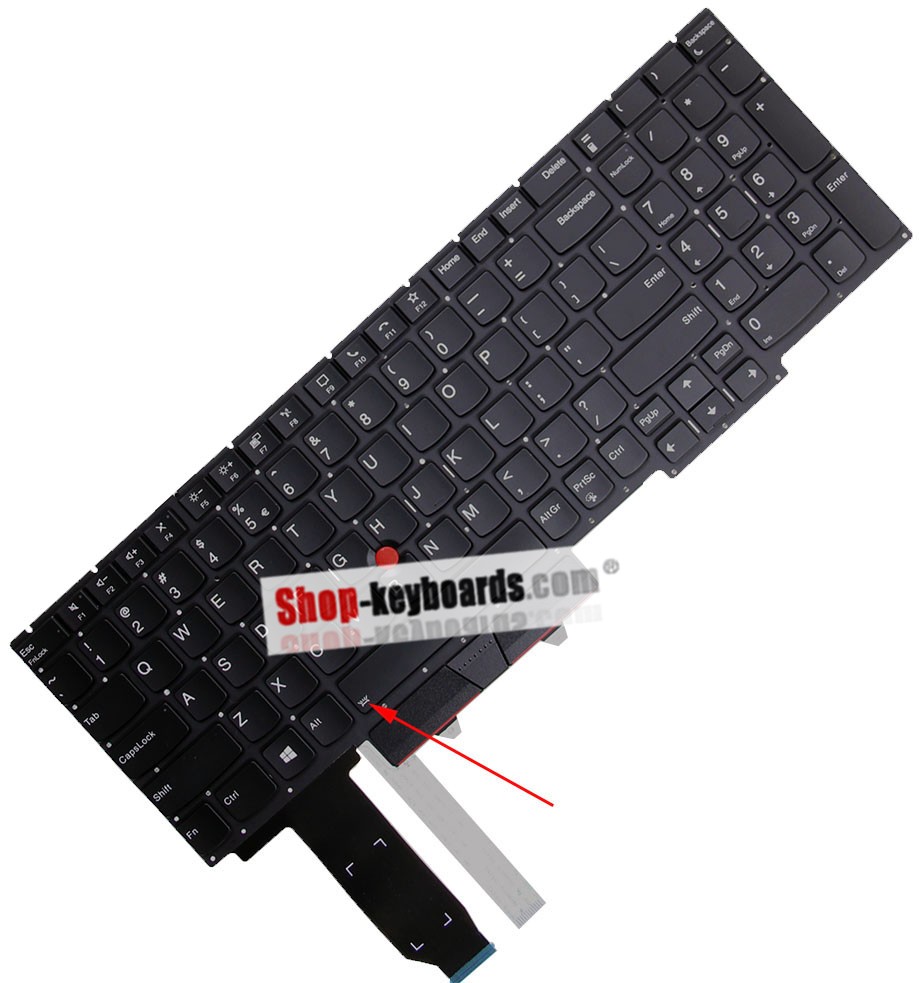 Lenovo 5M11A36639  Keyboard replacement