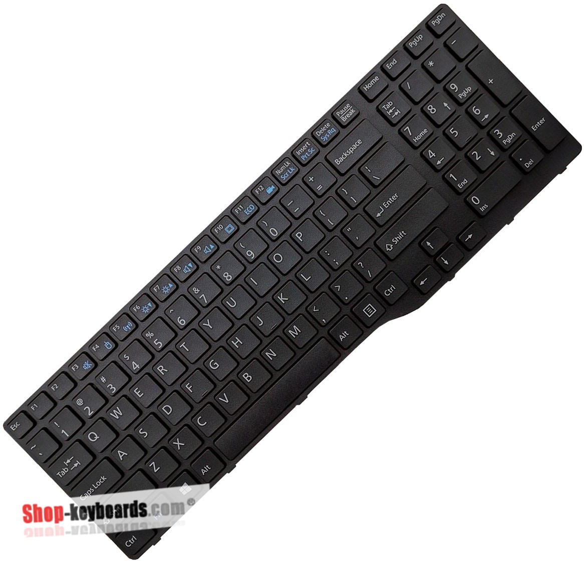 Fujitsu Lifebook AH557-VB511 Keyboard replacement