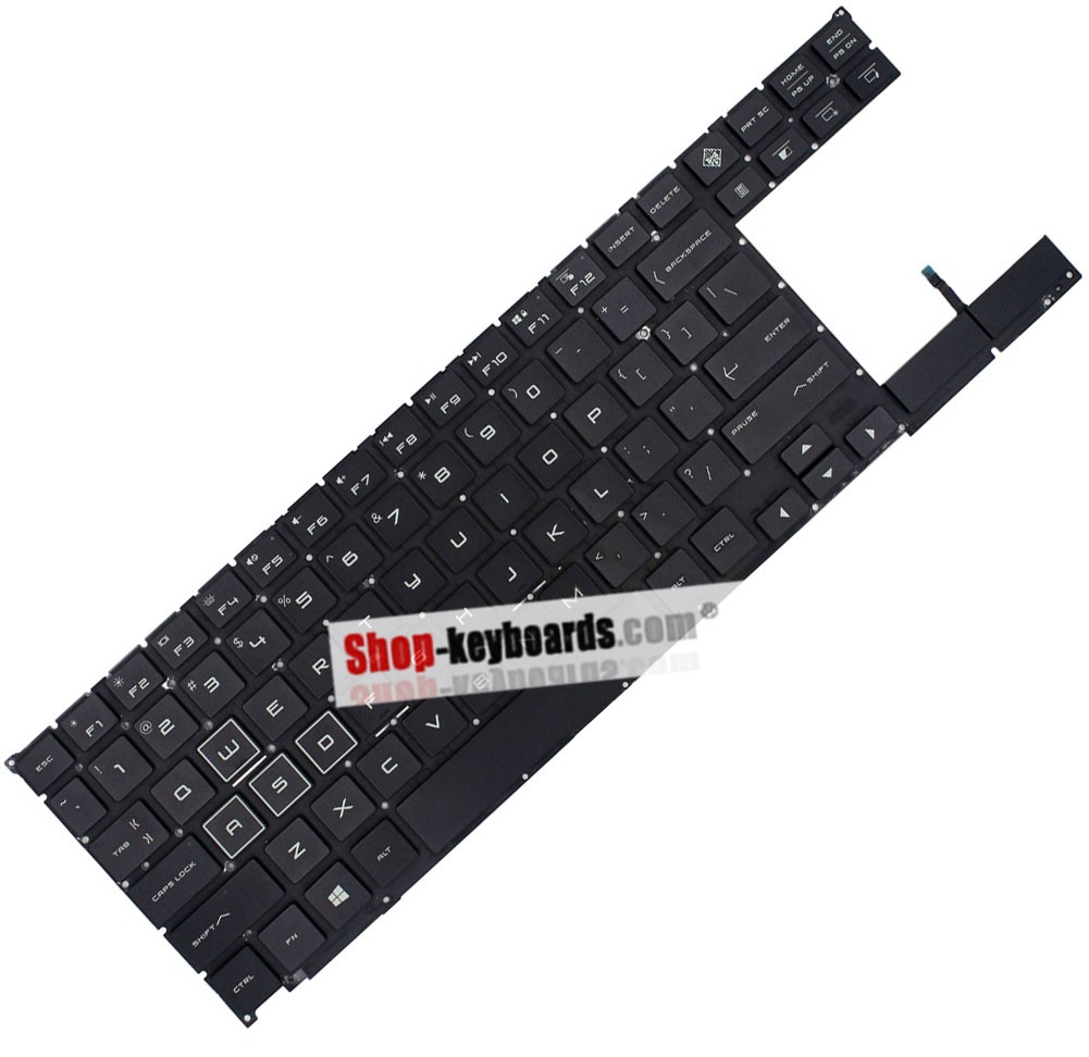 HP Omen X 2S 15-DG0008NL  Keyboard replacement