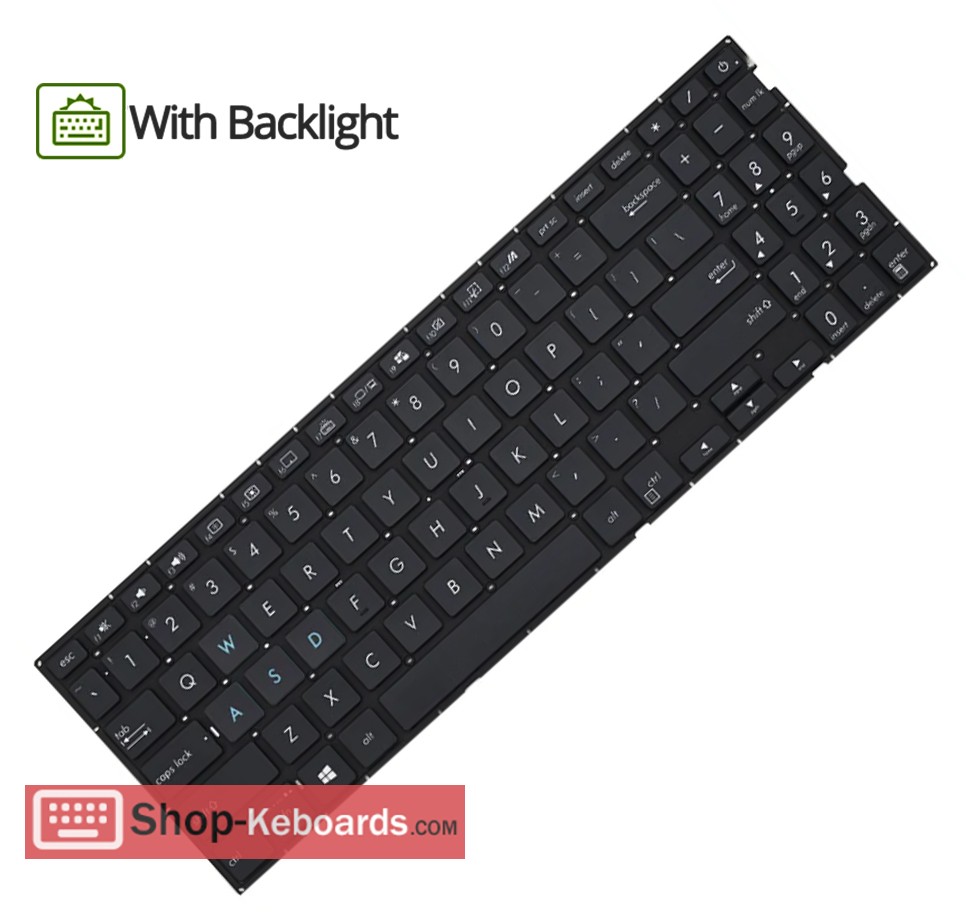 Asus A571GT  Keyboard replacement