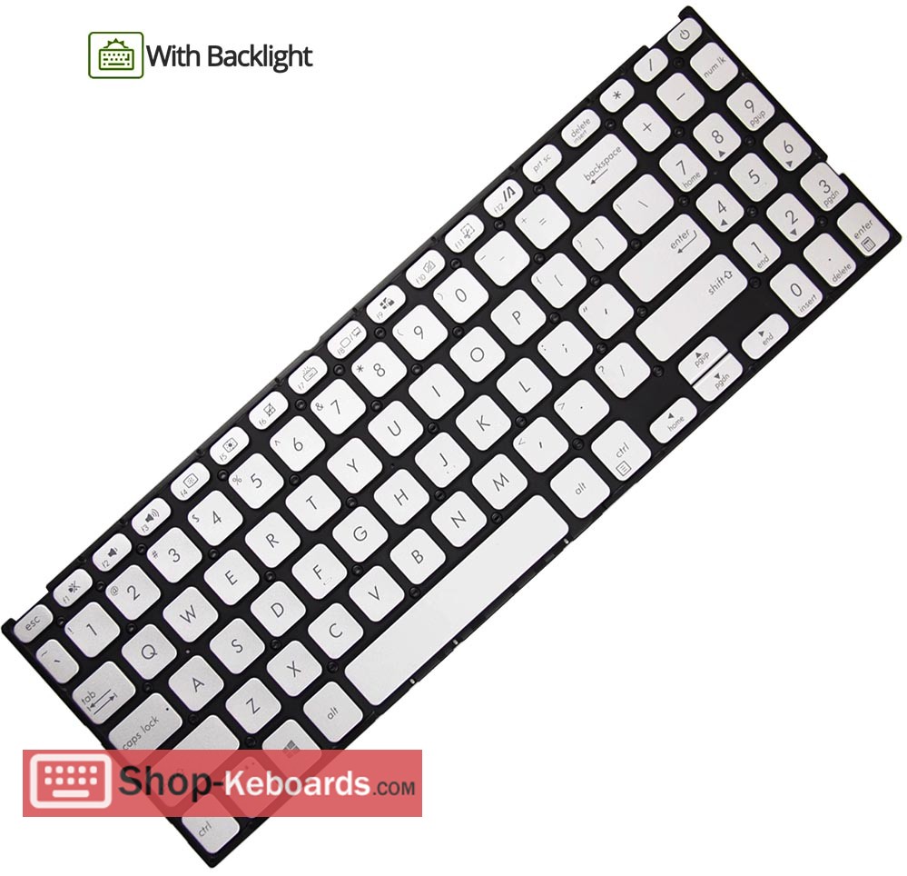 Asus M509BA-BQ128  Keyboard replacement