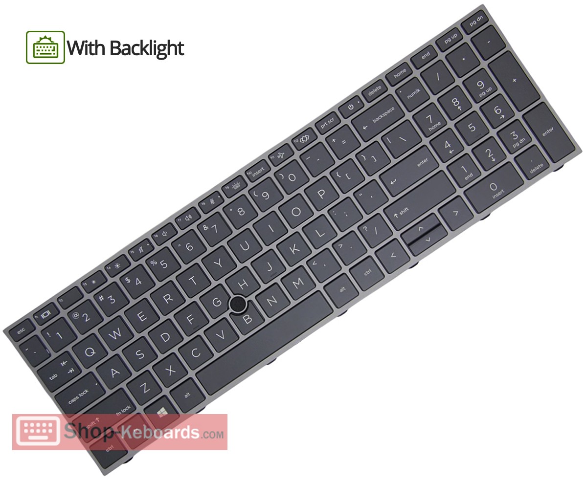 HP PK132UQ1A24  Keyboard replacement