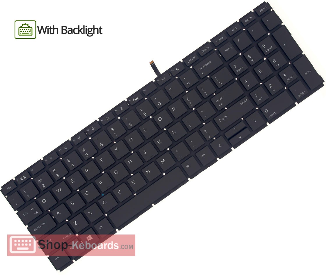 HP L45090-061 Keyboard replacement
