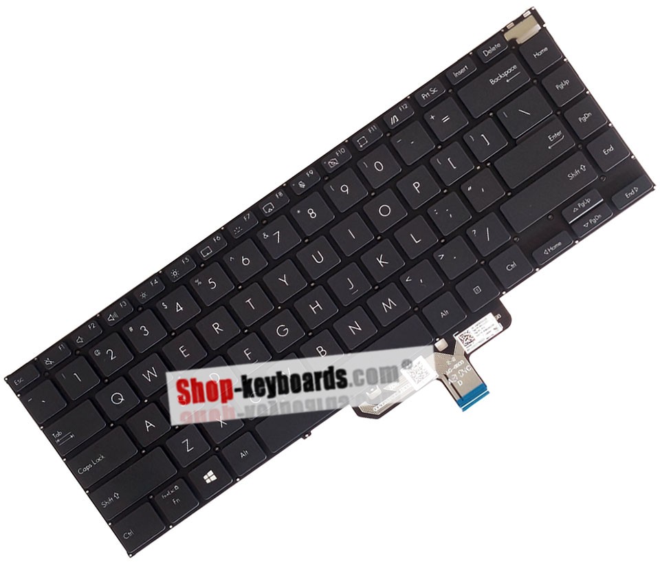Asus 0KN1-DJ2BE12  Keyboard replacement