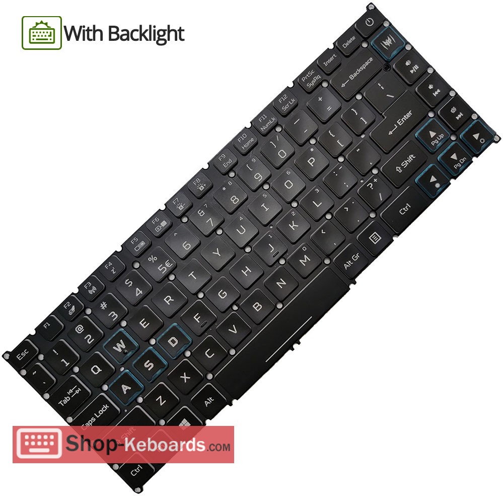Acer PREDATOR TRITON 500 PT515-51-734B Keyboard replacement